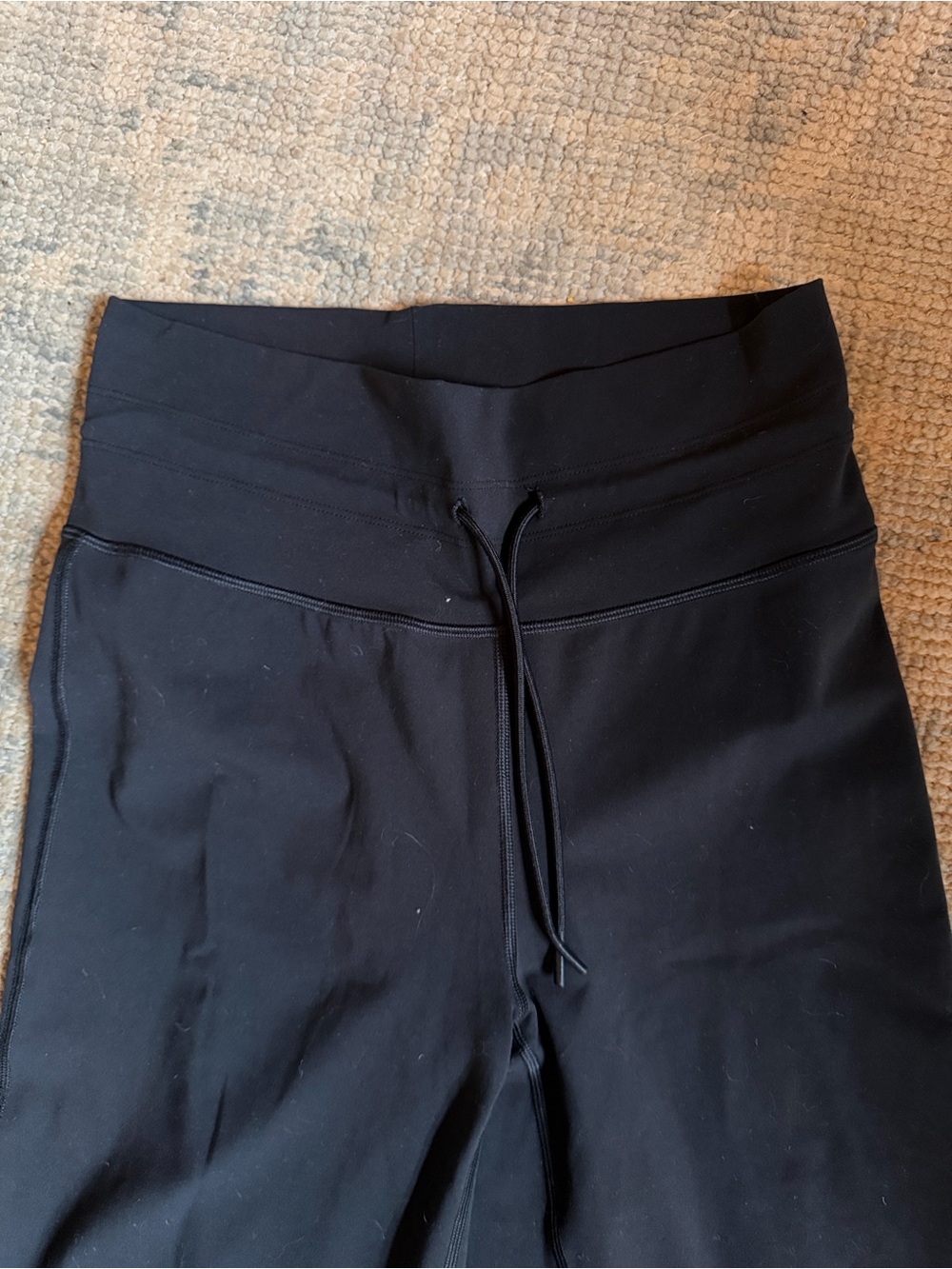 Vuori Black Wide-Leg Drawstring Waist Pants - Picture 3 of 6